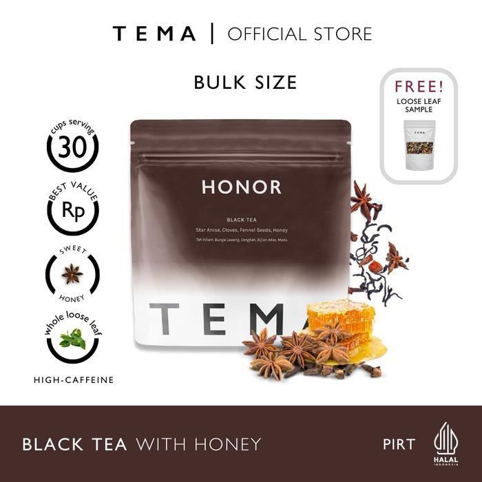 

TEMA Tea Loose Leaf Large Pouch - Honor / Black Honey