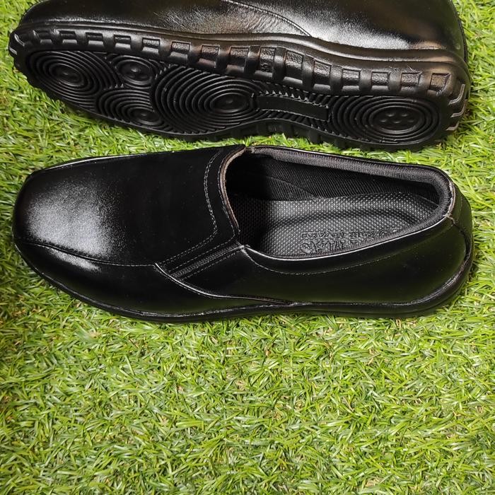 sepatu kulit pantofel anak laki laki