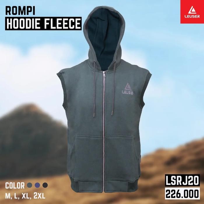 Leuser rompi flecee Hoodie