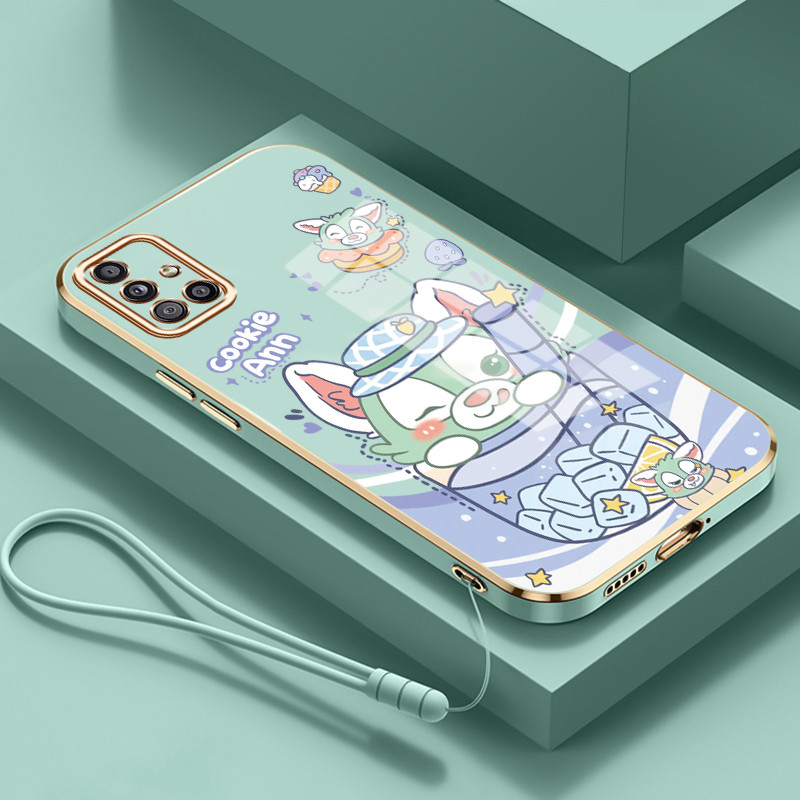 Casing Untuk Samsung Galaxy A51 M40s Case Casing Rubah suka air es silikon tahan HP Softcase Kasing 