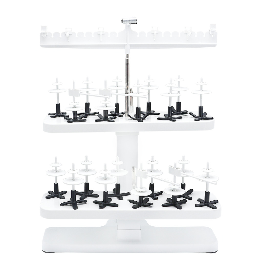

Universal 20 Spool Thread Stand for Embroidery Machine Sewing Quilting Serger Machine, Height
