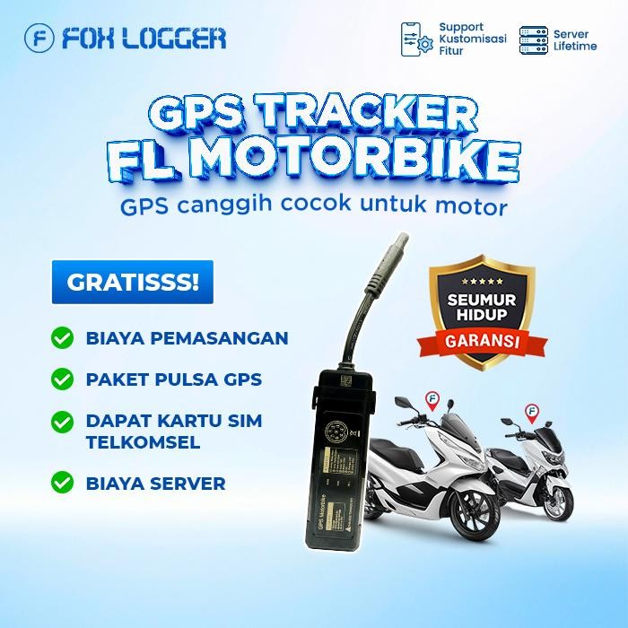 Unik Fox Logger Motorbike Gps Tracker Motor Beat