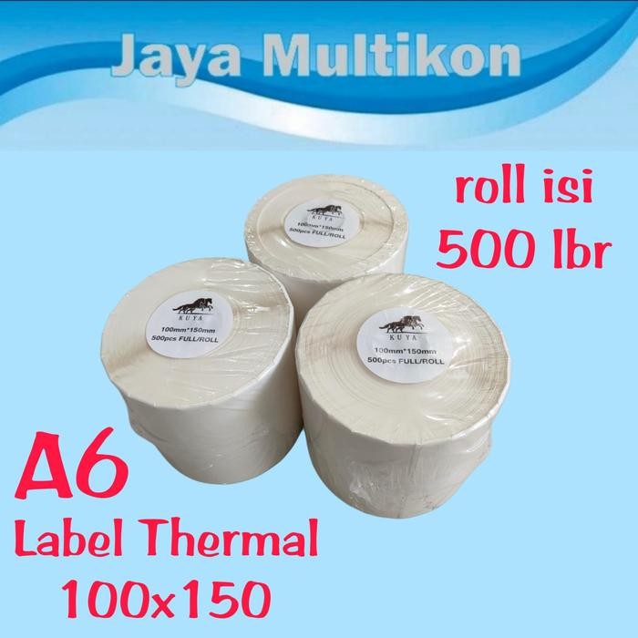 

Label Barcode Cf Murah 100X150 A6 Kertas Sticker Thermal- Roll 500 Pcs Terbatas
