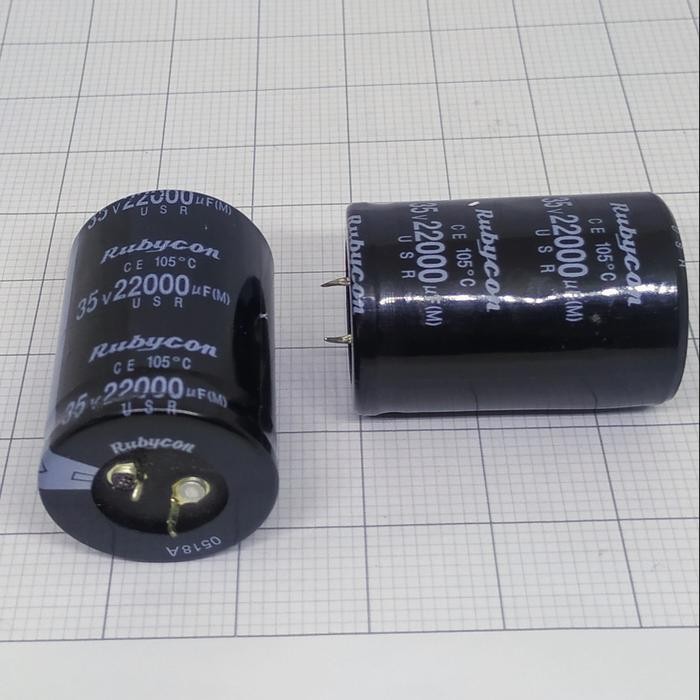 ELCO 22000UF 35V / KAPASITOR 22000UF 35V / ELCO 22000 - 35V RUBYCON