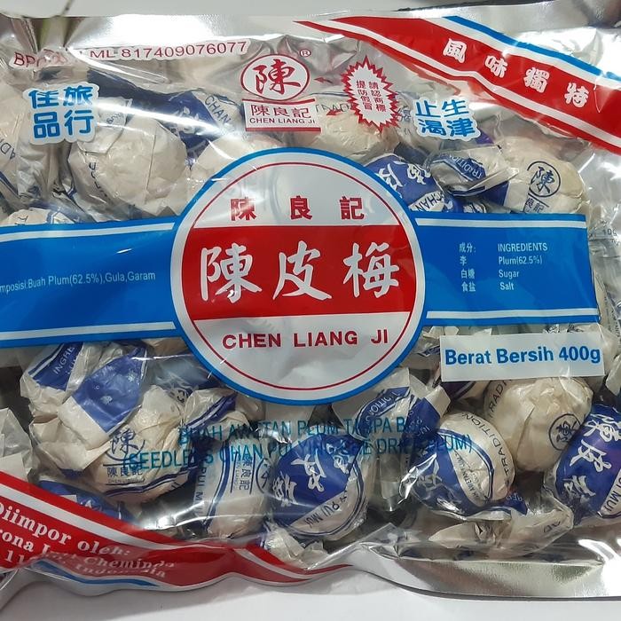 

Manisan Plum Cheng Liang Ji Biru 400gram