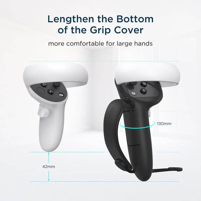 Kiwi Design Battery Open Controller Protection Silicone Oculus Quest 2