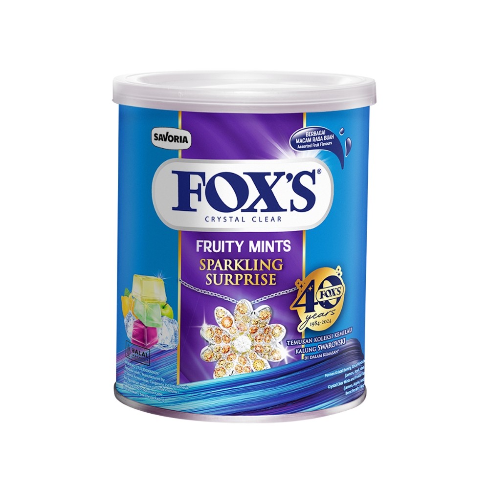 

Foxs Permen Fruity Mints Kaleng 180 gram