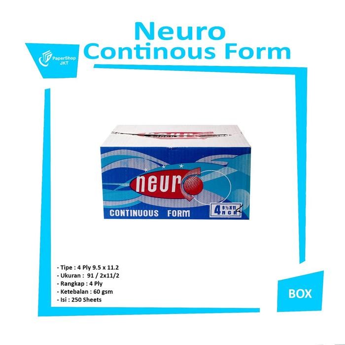 

NEURO Continous Form 91/2 x 11 4 Ply/2 ( K4/2 )