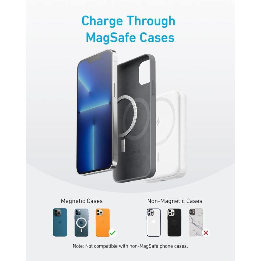 MMARYSHOP POWERBANK ANKER 321 MAGGO POWERCORE MAGNETIC 5K - A1616
