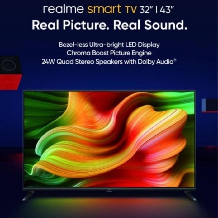 Realme Android Smart Digital TV 32 Inch Garansi Resmi