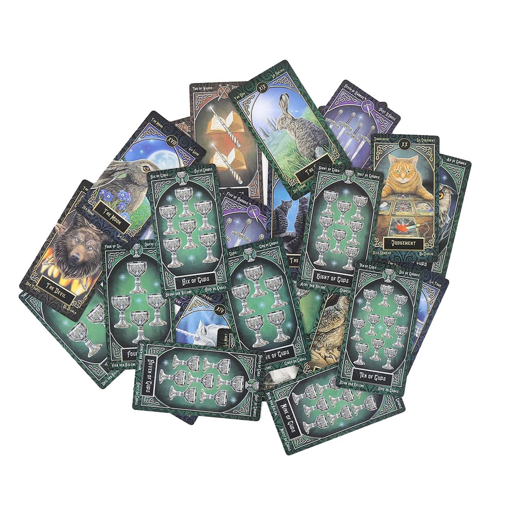 

Spirit Beast Tarot Familiars Tarot Cards Deck English Spanish French German Version Mysterious