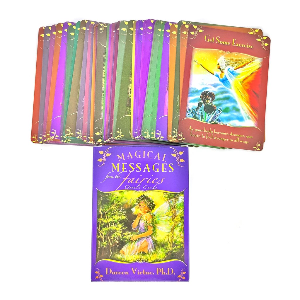 

1Pcs Deck Tarot Magical Messages From Fairies Oracle Cards Entertainment Party Cards Board Game