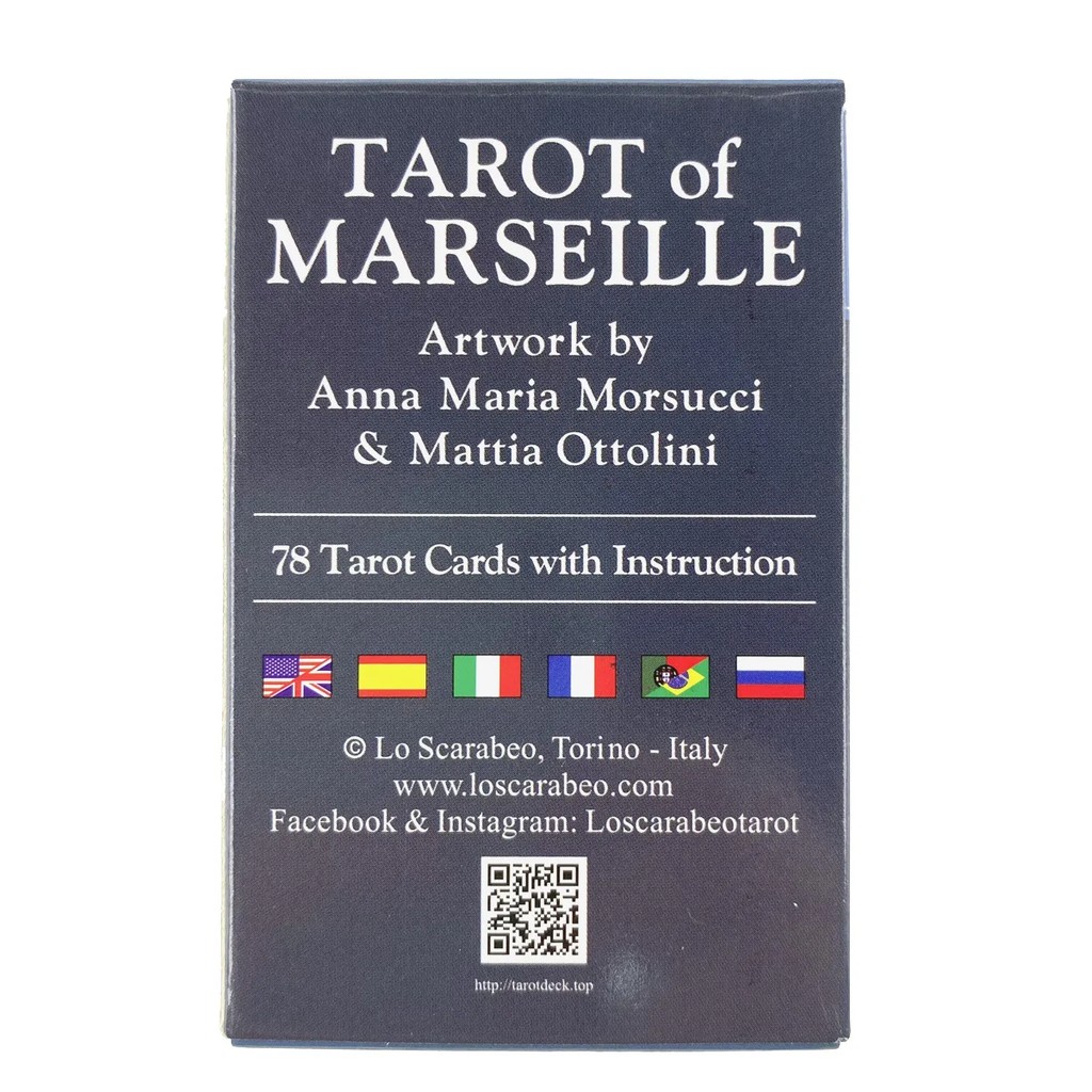 

Mini Tarot Of Marseille Tarot Deck Leisure Party Table Gameplay Fortune-telling Prophecy Oracle