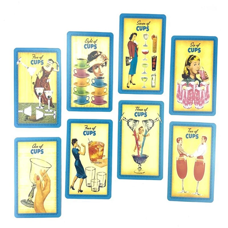 

1Pcs Deck Tarot Housewiues Tarot Card Prophecy Divination Deck Family Party Board Game Fortune