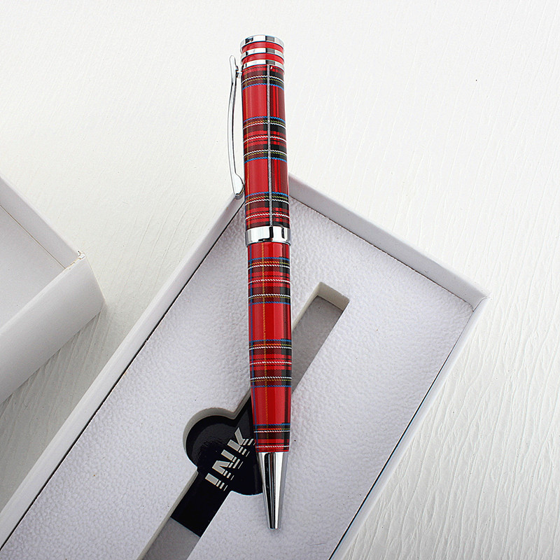 

Luxury High Quality Twist Drawing Ink METAL Ballpoint Pen Stationery Office School Supplies New