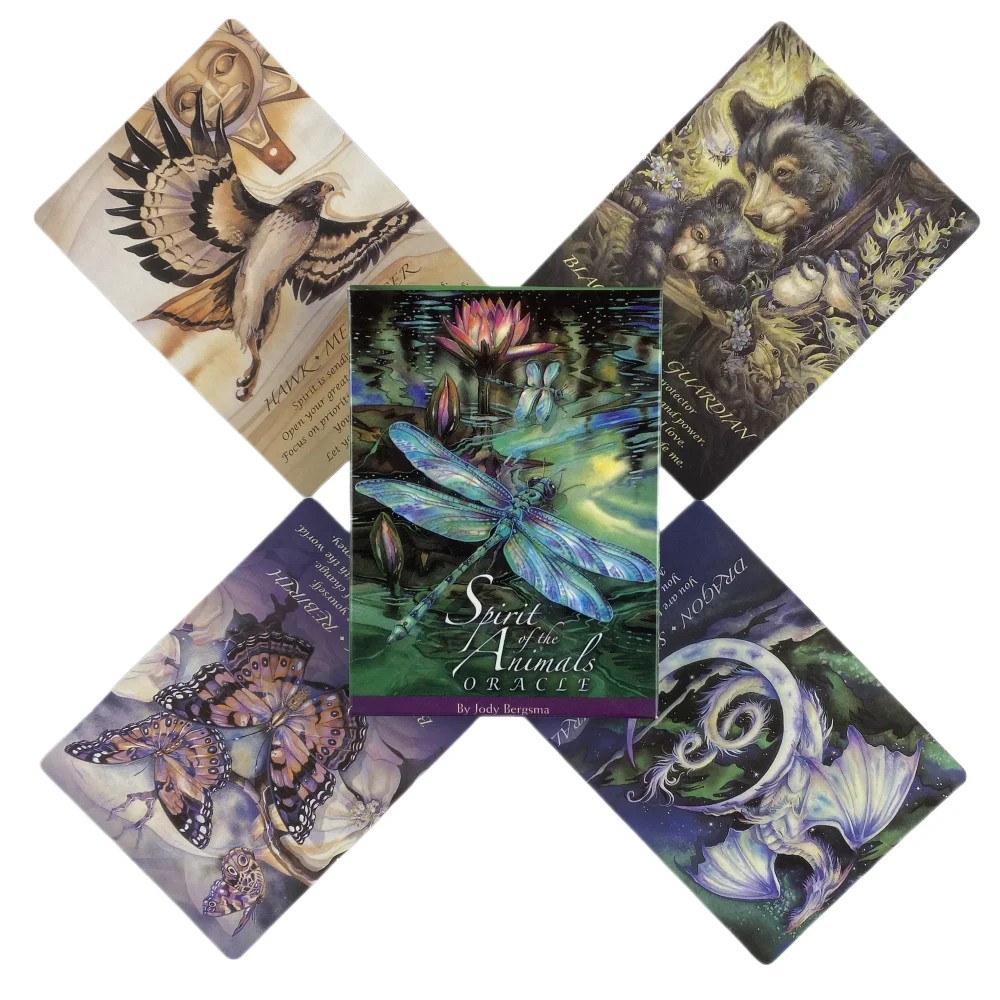 

1Pcs Deck Tarot Tarot Cards Spirits Of The Animals Oracle Cards Games Set Party Entertainment Board