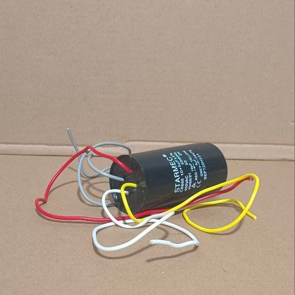 kapasitor mesin cuci toshiba 2 tabung cbb60 10/5uf