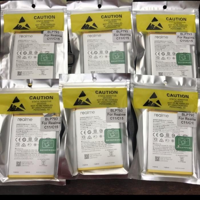 Realme C15 BLP793 BLP 793 Baterai Battery Batre Original