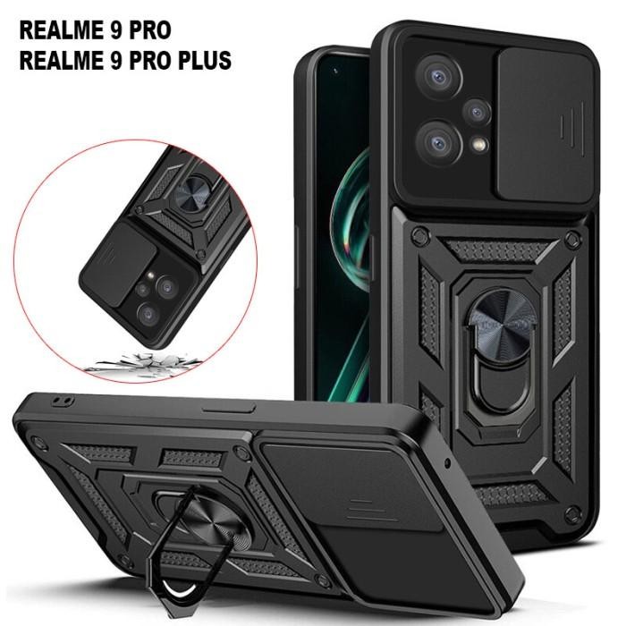 Hybrid Camslider REALME 9 4G / REALME9 4G Case Cover Casing