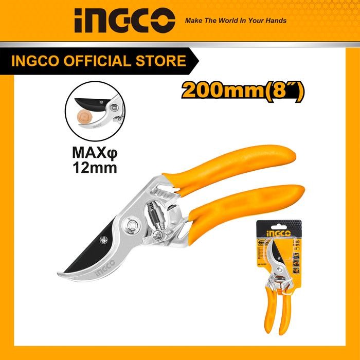 (Allthebest) Dahan Bunga - Pruning Shears 8Inch ABS - INGCO HPS0109