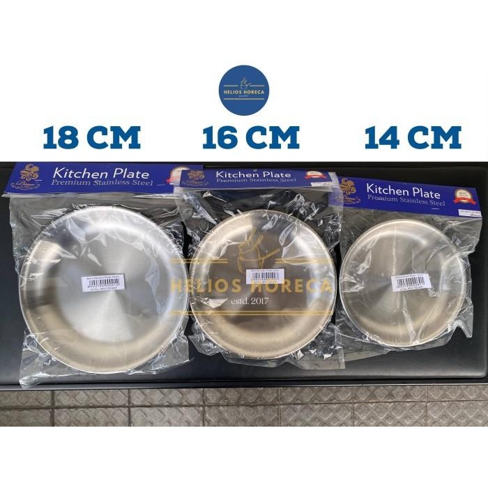 [Allthebest] Piring Stainless Steel Kitchen e Bima