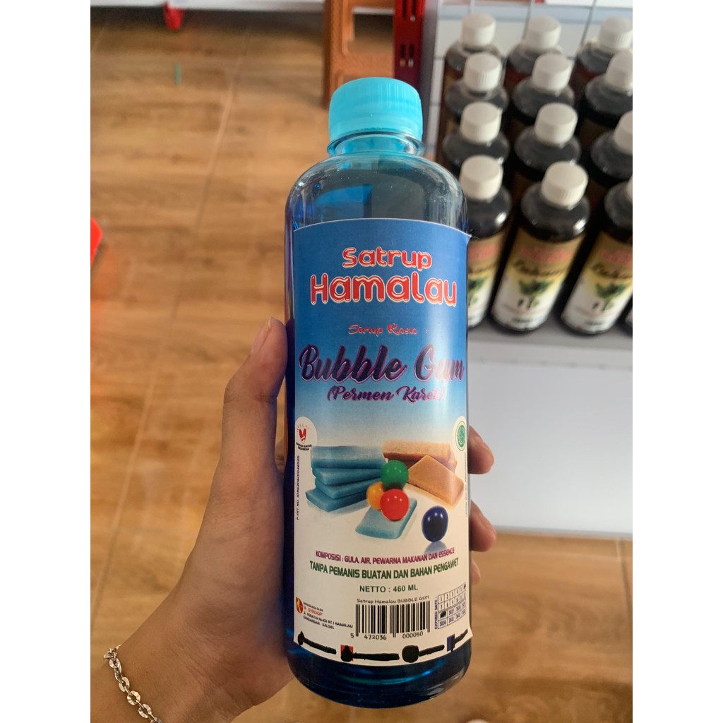 

HAMALAU SIRUP RASA BUBBLE GUM (PERMEN KARET) 460ML
