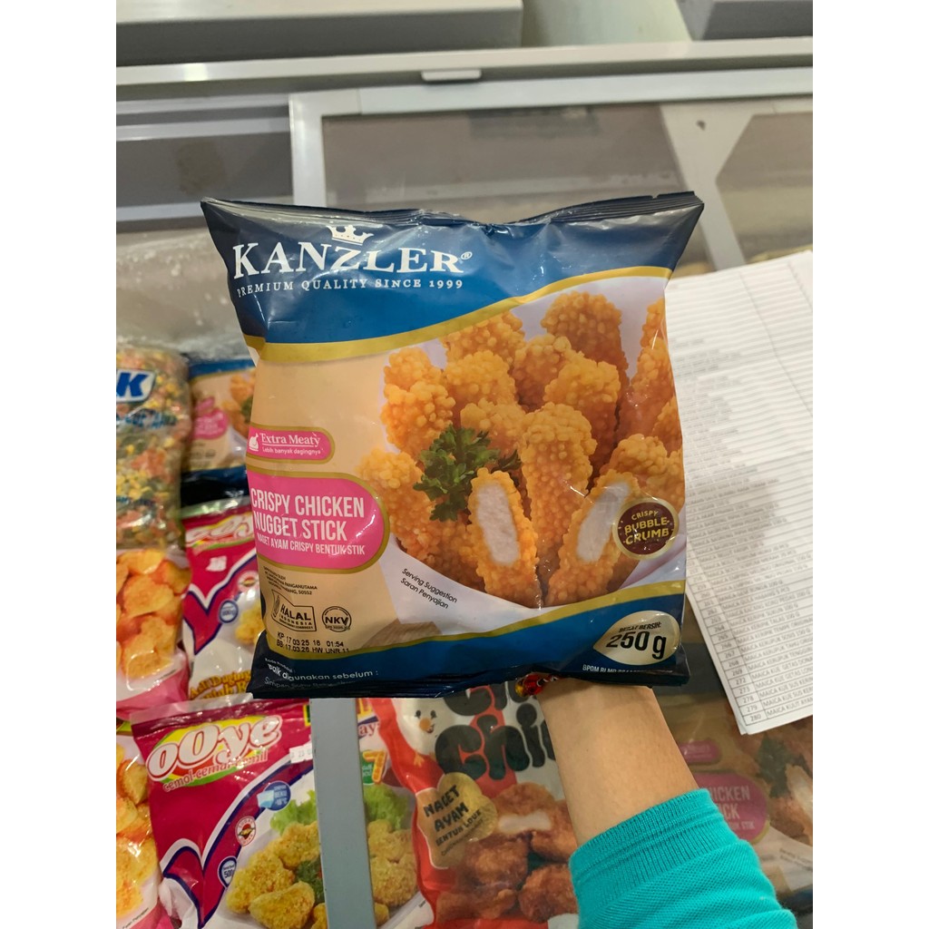 

KANZLER CRISPY CHICKEN NUGGET STICK 250G