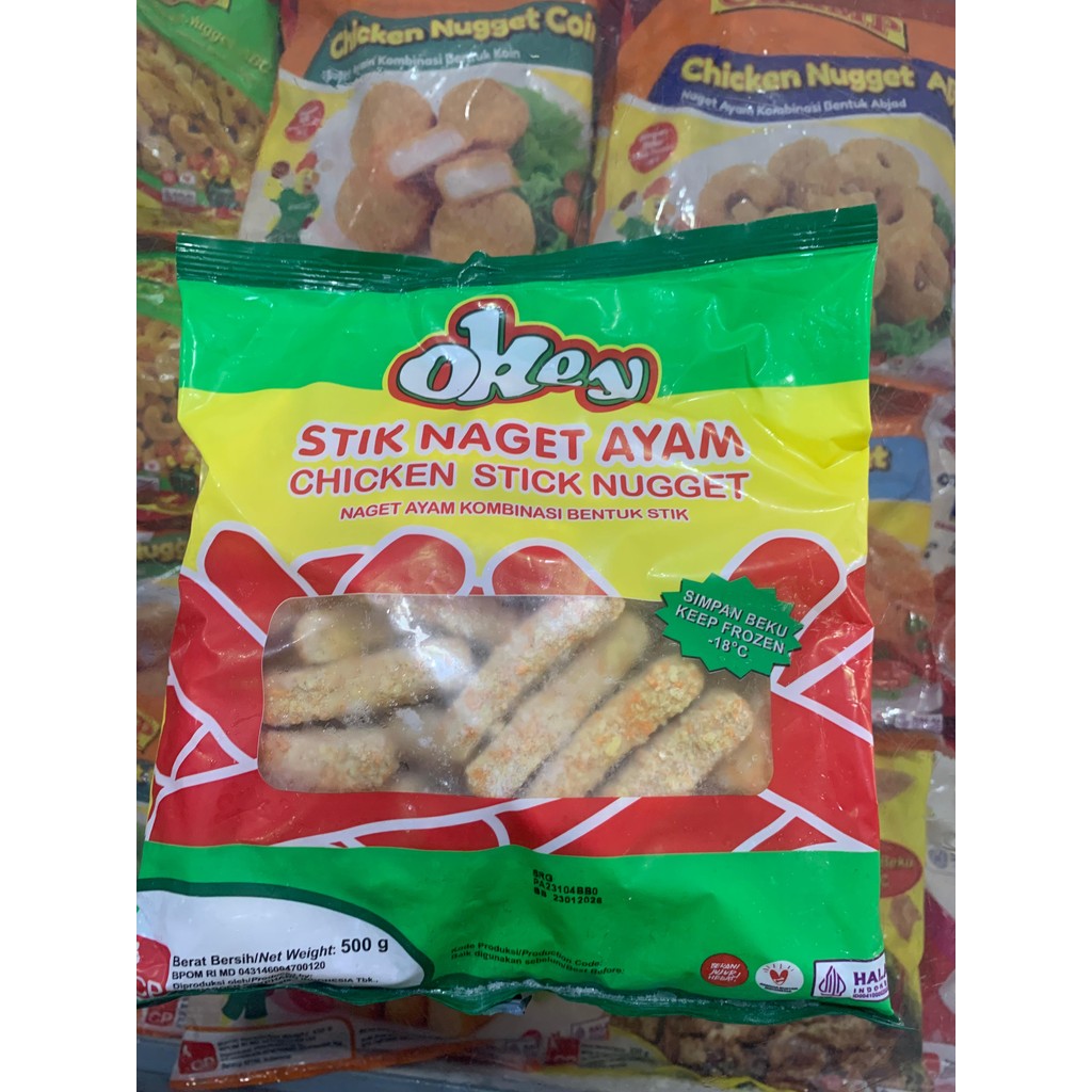 

OKEY CHICKEN STICK NUGGET 500G