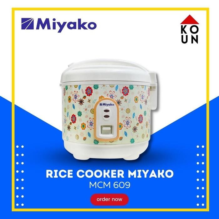 (Allthebest) Rice Cooker Miyako MCM609 / MCM 609 / MCM-609 Penanak Nasi