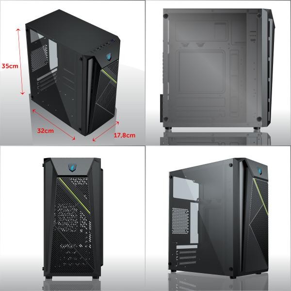 (Allthebest) CASING INFINITY INF 07 CASING GAMING INFINITY F07 + PSU 250 WATT