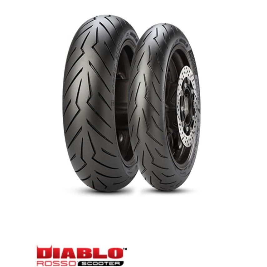 (Allthebest) Ban Pirelli Xmax & Aerox Diablo Rosso Scooter 150/70 ring 14