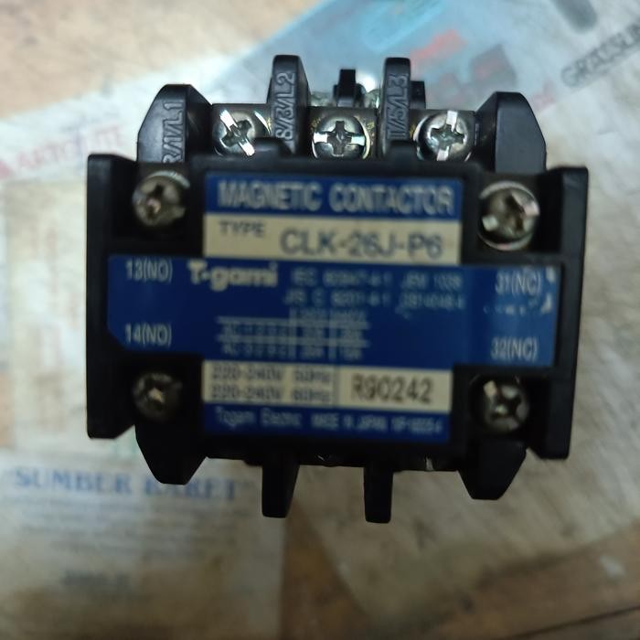 KONTAKTOR TOGAMI ELEKTRIK CLK 26J-P6