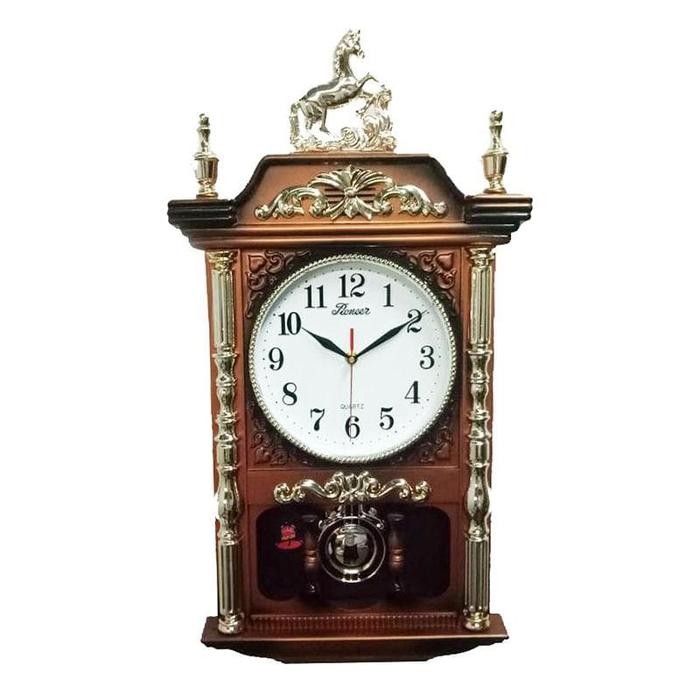 JAM DINDING MELODY PIONEER BUNYI BEL LONCENG SETIAP JAM PENDULUM