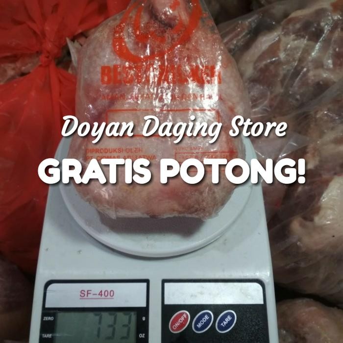 

New Daging Ayam Broiler Karkas Frozen utuh 0,7 - 0,8 / 7ons - 8ons