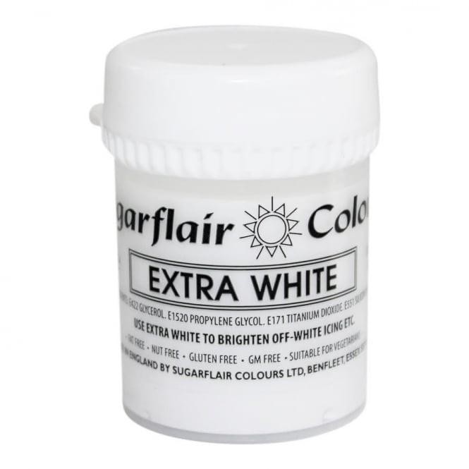 

(Allthebest) Sugarflair Maximum Concentrated Paste Colours - Extra White