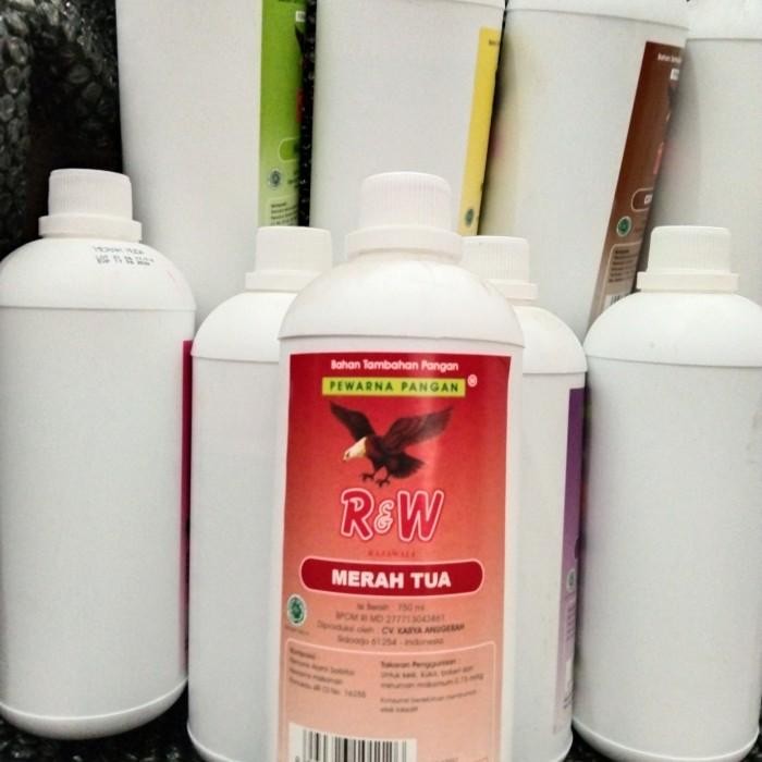 

(Allthebest) Pewarna Makanan Cair Merah Tua R&W 750ml