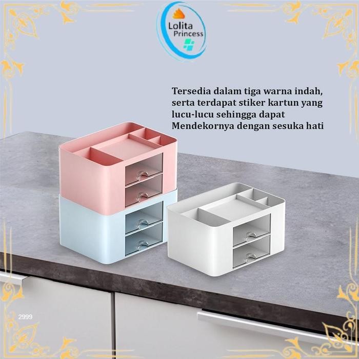 

NYBEBY26 DESK ORGANIZER RAK LACI PLASTIK TEMPAT SERBAGUNA / TEMPAT PENYIMPANAN ALAT TULIS KANTOR RAK
