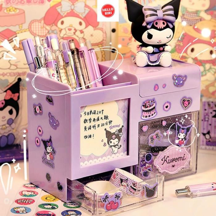 

NYBEBY26 HELLO RIRI SANRIO PEN HOLDER KOTAK PENYIMPAN ALAT TULIS ORGANIZER KOTAK PENYIMPAN ALAT