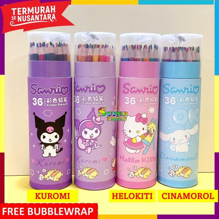 

NYBEBY26 PENSIL WARNA LENGKAP SET KUROMI SANRIO CINNAMOROLL ALAT TULIS SEKOLAH LENGKAP STATIONERY