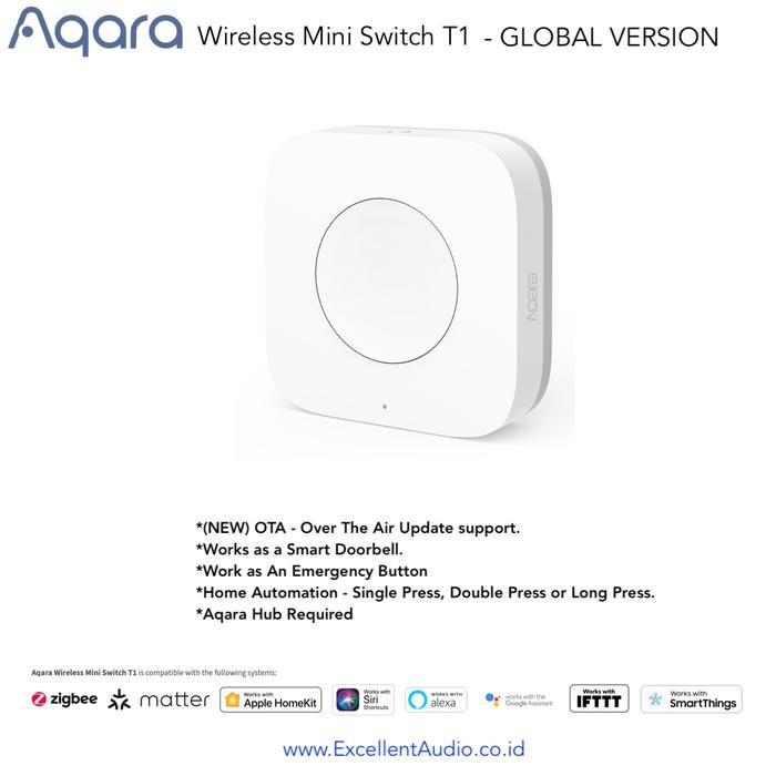 Aqara mini switch T1 Aqara Wireless mini switch T1