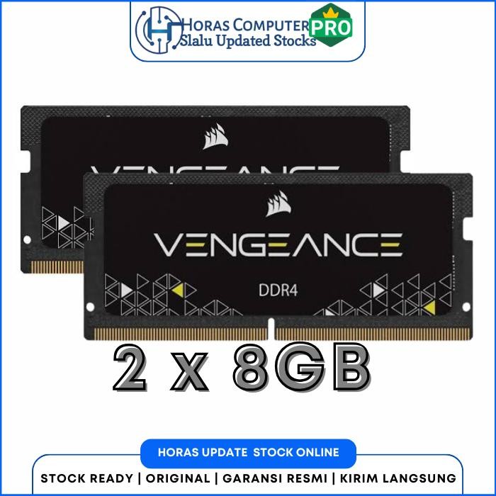 Ram Corsair Sodim Notebook 16Gb ( 8 X 2 ) Pc 21300 2666Mhz Ddr 4