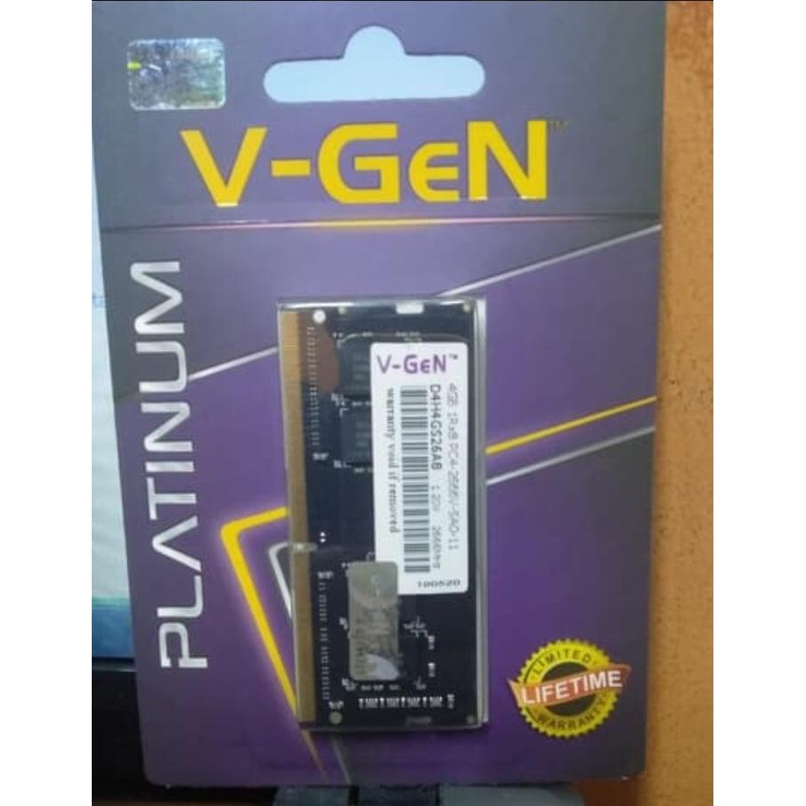 Vgen 4Gb Ddr4 Pc2666 Platinum Sodimm Ram