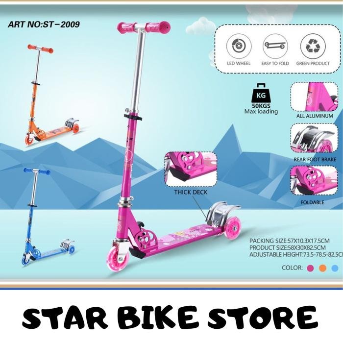 SKUTER SCOOTER ANAK RODA 3 / OTOPED / SCOOTER 3 RODA / SCOTER SKUTER KARAKTER EXOTIC