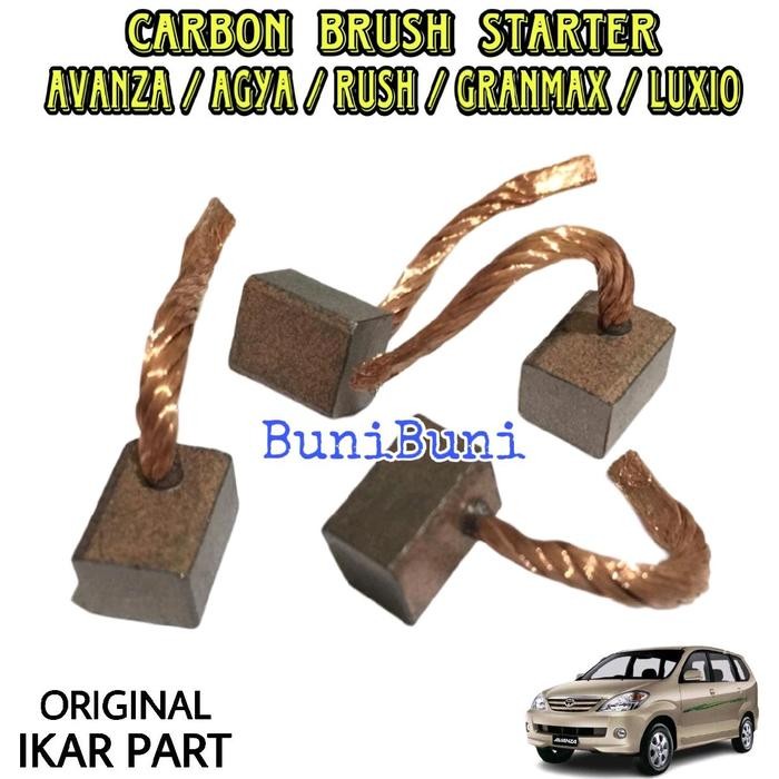 Carbon Brush Starter Avanza (Icm 1500)- Kul Cool Arang Dinamo Stater Mobil Avanza Xenia Rush Terios