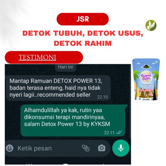 

Teh Detox Power 13 Langsung Glowing Herbal