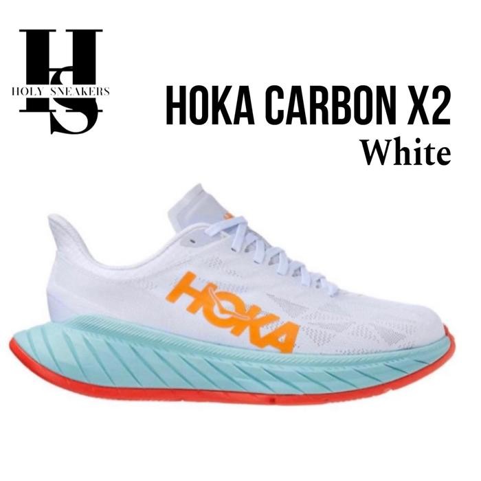 HOKA ONE ONE Carbon X 2 Mens Running Shoes - White