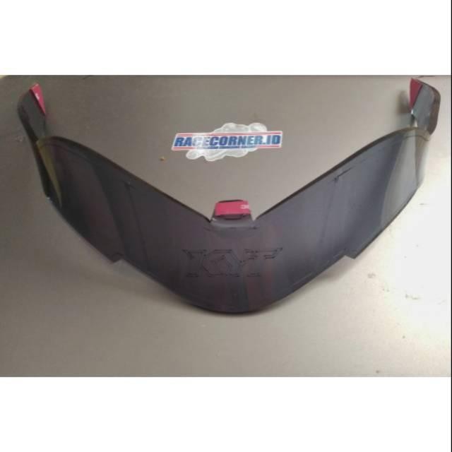 (Allthebest) Spoiler Helm KYT K2R K2 Rider / Open Venom - Smoke