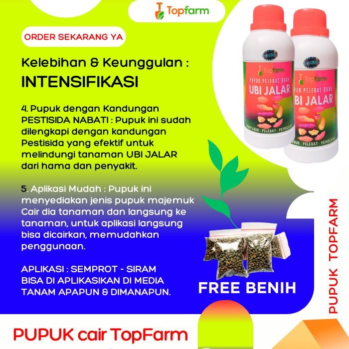 Pupuk Ubi Jalar / Booster Ubi Jalar / Pupuk Penyubur Tanaman Ubi Jalar / Pupuk Pembesar Ubi Jalar /