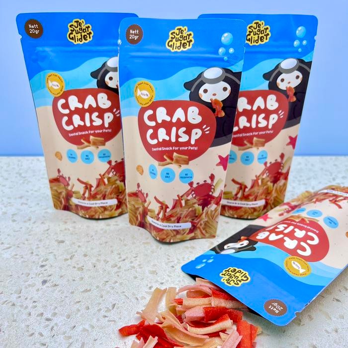 BISA TERMIN Crab Crisp, Snack Crab Stick untuk Sugar Glider