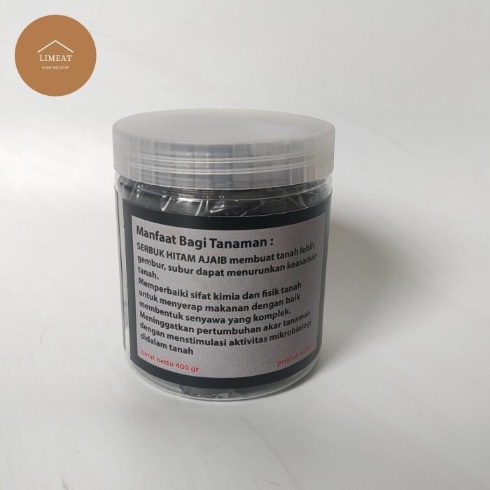 Pupuk Serbuk Ajaib Serbuk Hitam Organik Penyubur Tanaman Dan Pengembur Tanah Penyubur Tanah